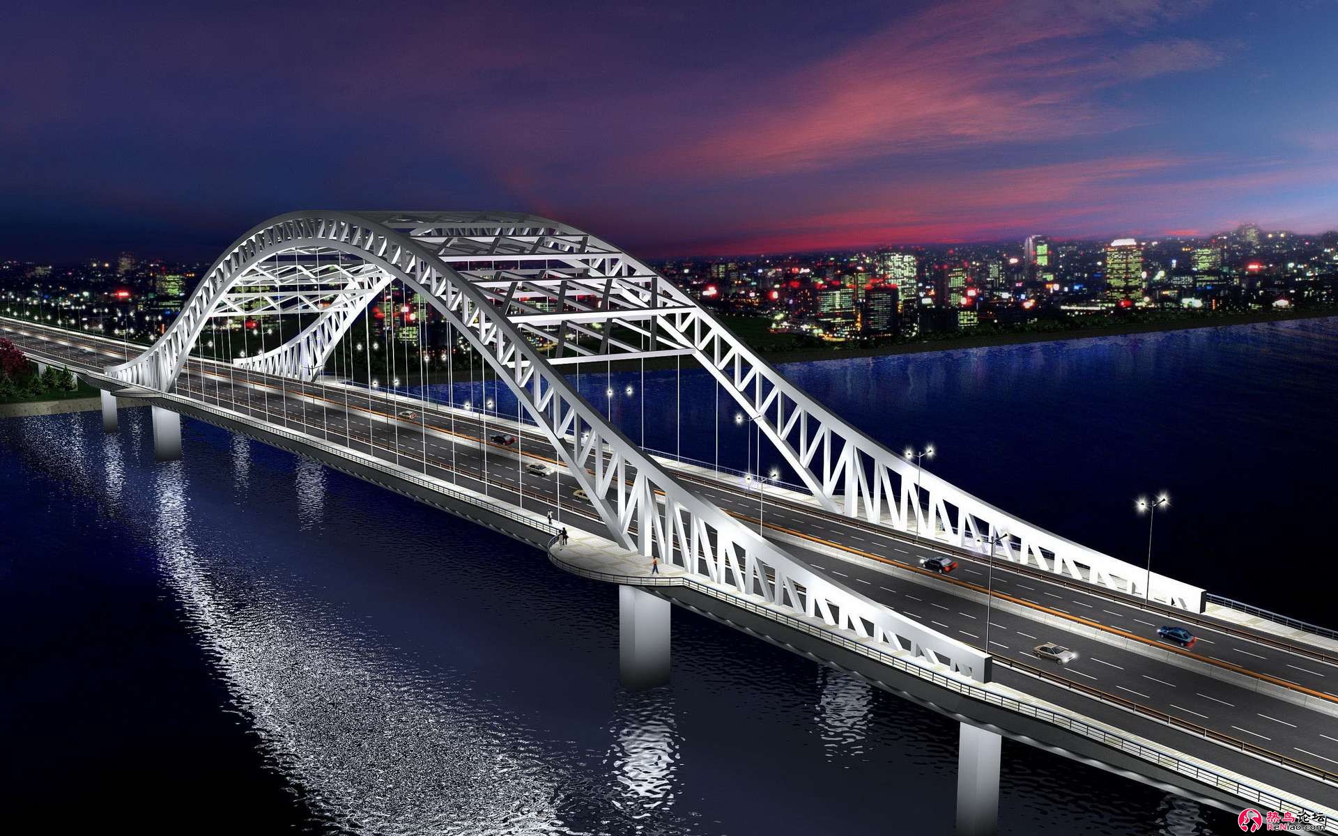 福田将新增一条跨河桥，形似叶脉！官方设计图首次曝光……_深圳新闻网